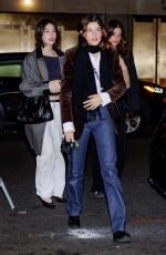 CAMILA MORRONE, GRACIE ABRAMS and DIANA SILVERS Night Out in New York 11/12/2023