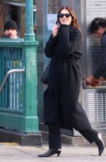 CAMILA MORRONE Out on Seventh Avenue in New York 11/08/2023