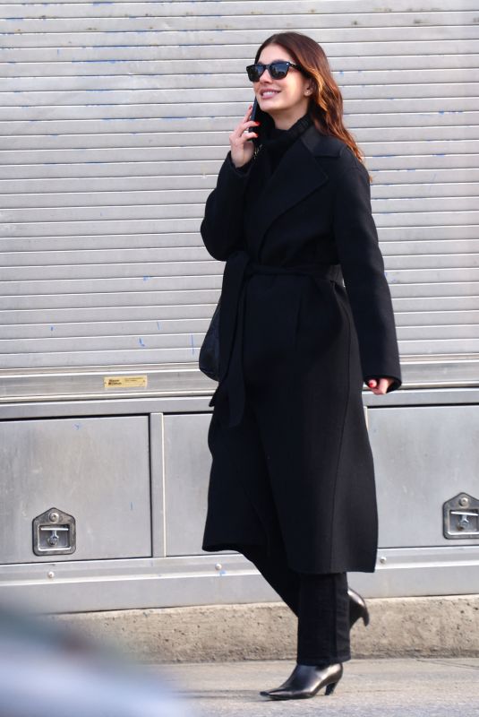 CAMILA MORRONE Out on Seventh Avenue in New York 11/08/2023