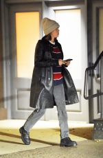 CARA DELEVINGNE Arrives at Taylor Swift Apartment in New York 11/02/2023