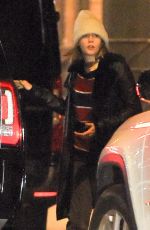 CARA DELEVINGNE Arrives at Taylor Swift Apartment in New York 11/02/2023