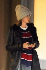 CARA DELEVINGNE Arrives at Taylor Swift Apartment in New York 11/02/2023