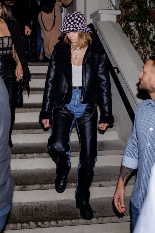 CARA DELEVINGNE Night Out in New York 11/03/2023