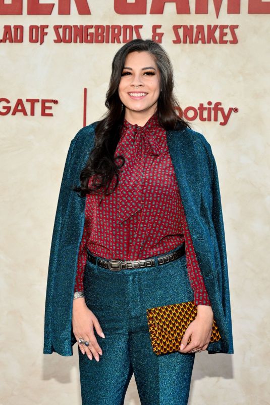 CARA JADE MYERS at The Hunger Games: The Ballad of Songbirds & Snakes Premiere in Los Angeles 11/13/2023
