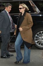 CAREY MULLIGAN Arrives at Greenwich Hotel in New York 11/27/2023