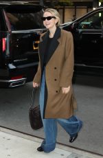 CAREY MULLIGAN Arrives at Greenwich Hotel in New York 11/27/2023