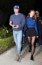 CAYLEE COWAN and Casey Affleck Arrives at Leonardo DiCaprio