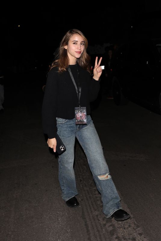 CAYLEE COWAN Arrives at Guns N