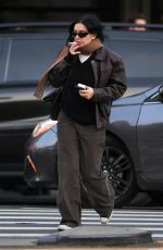 CHALRI XCX Out Smoking in New York 11/12/2023