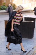 CHARLOTTE HAWKINS Arrives at Global Radio Studios in London 11/17/2023