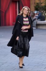 CHARLOTTE HAWKINS Arrives at Global Radio Studios in London 11/17/2023