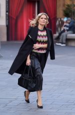 CHARLOTTE HAWKINS Arrives at Global Radio Studios in London 11/17/2023