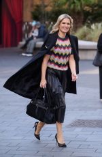 CHARLOTTE HAWKINS Arrives at Global Radio Studios in London 11/17/2023