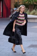 CHARLOTTE HAWKINS Arrives at Global Radio Studios in London 11/17/2023