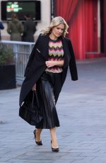 CHARLOTTE HAWKINS Arrives at Global Radio Studios London 11/17/2023