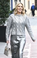 CHARLOTTE HAWKINS Arrives for Her Classic FM Show in London 11/29/2023
