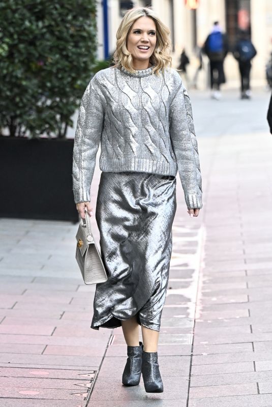 CHARLOTTE HAWKINS Arrives for Her Classic FM Show in London 11/29/2023