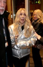 CHER Leaves Hotel Maison Messmer in Baden-Baden 11/25/2023