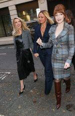 CHERYL COLE, NADINE COYLE, NICOLA ROBERTS and KIMBERLEY WALSH Arrives at BBC Radio in London 11/23/2023