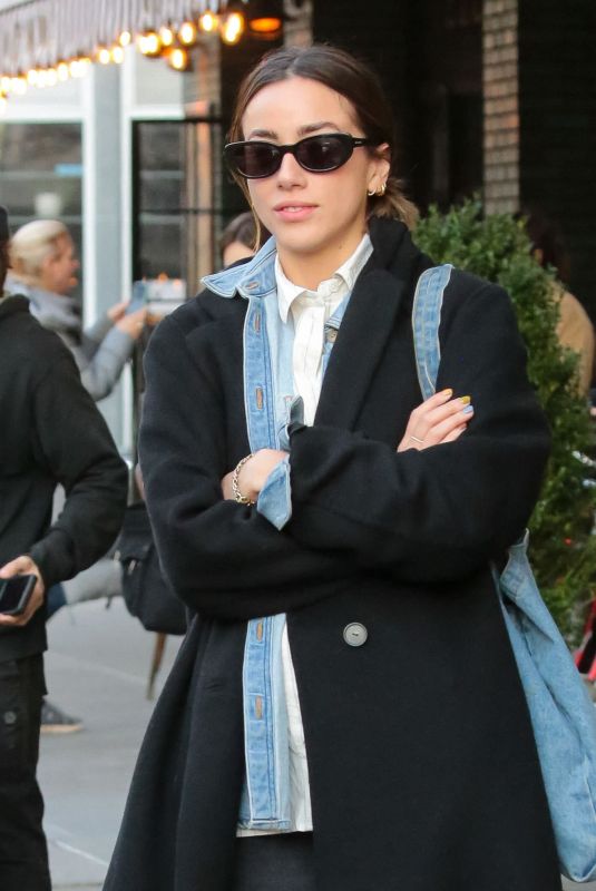 CHLOE BENNET Out in New York 11/16/2023