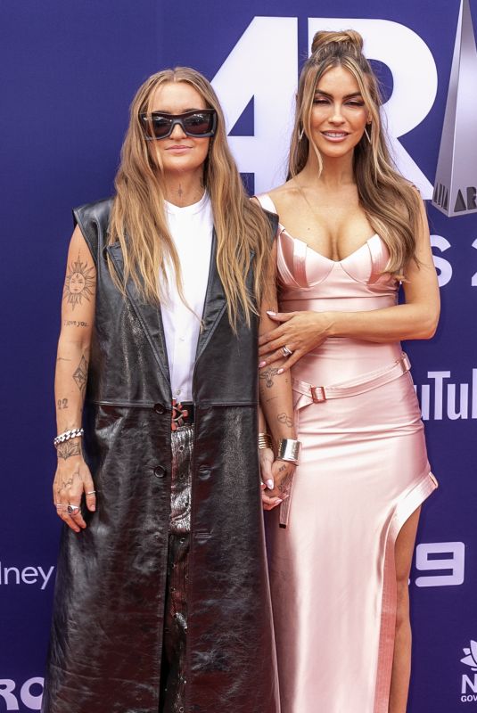 CHRISHELL STAUSE and G-FLIP at 37th ARIA Music Awards in Sydney 11/15/2023