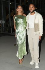 CHRISSY TEIGEN and John Legend Arrives at Cult Gaia Fashion Show in Los Angeles 11/14/2023