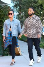 CHRISSY TEIGEN and John Legend Out in Los Angeles 11/13/2023