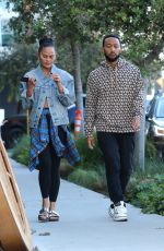 CHRISSY TEIGEN and John Legend Out in Los Angeles 11/13/2023