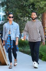 CHRISSY TEIGEN and John Legend Out in Los Angeles 11/13/2023