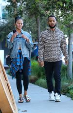 CHRISSY TEIGEN and John Legend Out in Los Angeles 11/13/2023