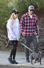 CHRISTINA and Joshua HALL Out with Their Dogs 11/20/2023