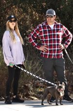 CHRISTINA and Joshua HALL Out with Their Dogs 11/20/2023