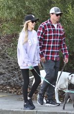 CHRISTINA and Joshua HALL Out with Their Dogs 11/20/2023