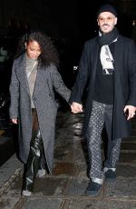 CHRISTINA MILIAN and Matt Pokora Leaves Marco Verratti Birthday Party at Bristol Hotel in Paris 11/05/2023