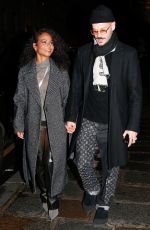 CHRISTINA MILIAN and Matt Pokora Leaves Marco Verratti Birthday Party at Bristol Hotel in Paris 11/05/2023