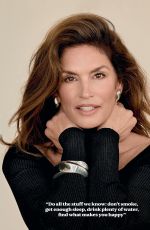 CINDY CRAWFORD in Evening Standard Magazine, November 2023