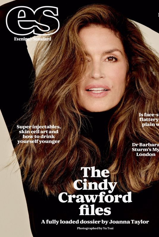 CINDY CRAWFORD in Evening Standard Magazine, November 2023
