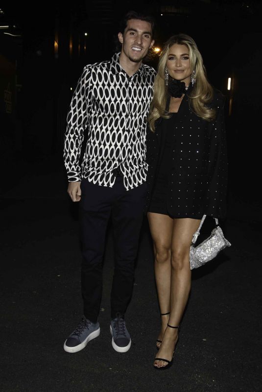 CLAUDIA FOGARTY Arrives at Fenix Restaurant Launch Party in Manchester 11/23/2023