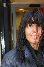 CLAUDIA WINKLEMAN Arrives at Her Weekly Radio Show in London 11/11/2023
