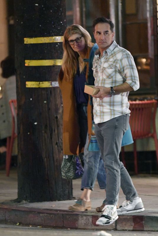 CONNIE BRITTON and David Windsor Leaves Little Dom’s Restaurant in Los Feliz 11/02/2023