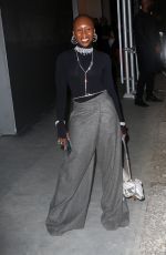 CYNTHIA ERIVO Arrives at Swarovski x SKIMS Celebration in New York 11/07/2023