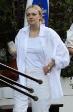 DAKOTA FANNING Out with Friends and Family on the Beach in Malibu 11/12/2023