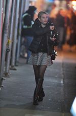 DAKOTA JOHNSON and EMMA ROBERTS Out for Dinner in New York 11/14/2023