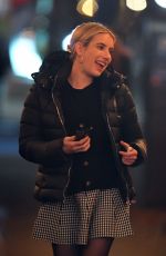 DAKOTA JOHNSON and EMMA ROBERTS Out for Dinner in New York 11/14/2023