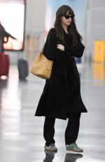 DAKOTA JOHNSON Arrives at JFK Airport in New York 11/09/2023