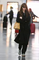 DAKOTA JOHNSON Arrives at JFK Airport in New York 11/09/2023