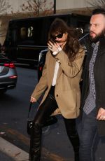 DAKOTA JOHNSON Arrives at Plaza Hotel in New York 11/14/2023
