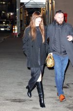 DAKOTA JOHNSON Arrives at SNL After-Party at STK in New York 11/11/2023