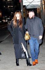 DAKOTA JOHNSON Arrives at SNL After-Party at STK in New York 11/11/2023