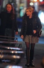 DAKOTA JOHNSON, EMMA ROBERTS , Michael Kors and Lance LePere at Via Carota in New York 11/14/2023